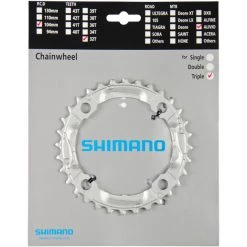 Shimano Plateaux Alivio FC-M430 Plateau, Argent