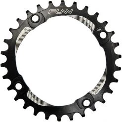 Funn Plateaux Solo Narrow Wide Plateau 30 Dents 10/11 Vitesses 4 Branches 104BCD, Noir