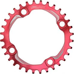 Funn Plateaux Solo Narrow Wide Plateau 32 Dents 10/11 Vitesses 4 Branches 104BCD, Rouge