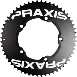 Praxis-works Time Trial Aero Kit De Plateaux 10/11 Vitesses Ø130 Mm BCD, Noir