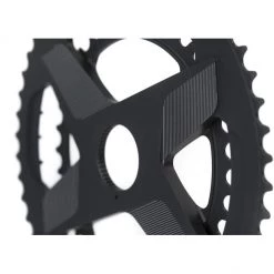 Rotor Plateaux Aldhu Direct-Mount Plateau Double Autour, Noir -Plateaux Soldes 2022 rotor aldhu direct mount doppel kettenblatt rund schwarz matt 4