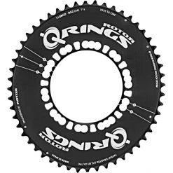Rotor Plateaux Q-Ring Road Aero Plateau 110 Mm 5 Vis Extérieur, Noir