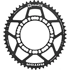 Rotor Plateaux Q-Ring Road Plateau Ovale 110mm 5 Branches Externe, Noir