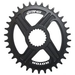 Rotor Plateaux QX1 Q-Ring Plateau Ovale Pour VTT 1x12 Vitesses Shimano, Noir