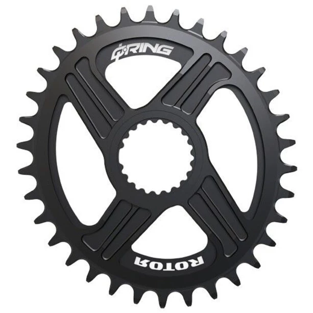 Rotor Plateaux QX1 Q-Ring Plateau Ovale Pour VTT 1x12 Vitesses Shimano, Noir 1 Rotor Plateaux QX1 Q-Ring Plateau Ovale Pour VTT 1x12 Vitesses Shimano, Noir