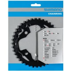 Shimano Plateaux Acera FC-M3000 Plateau 9 Vitesses AX, Noir