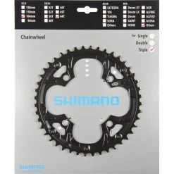 Shimano Plateaux Deore FC-M480 Plateau Avec Carter De Chaîne, Noir