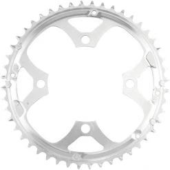 Shimano Plateaux Deore FC-M510 Plateau Avec Carter De Chaîne, Argent