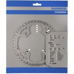Shimano Plateaux Deore FC-M540 Plateau 9 Vitesses, Argent
