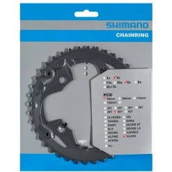 Shimano Plateaux FC-M4000/M4050 Plateau 9 Vitesses, Noir