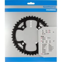 Shimano Plateaux MTB FC-M540 Plateau Avec Carter De Chaîne, Noir