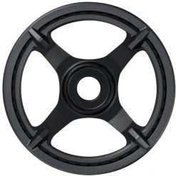 Shimano Plateaux STEPS E6100 Plateau Embout : 46,5mm à 1 Vitesse Avec Protège-chaîne, Noir