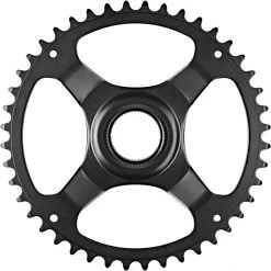 Shimano Plateaux STEPS E6100 Plateau Cl:46,5mm Sans Pare-chaîne, Noir