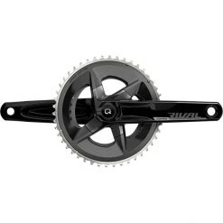 Sram Manivelle Capteur De Puissance Rival AXS D1 Quarq Road DUB Power Meter Crankset 2x12-speed 48/35T, Noir
