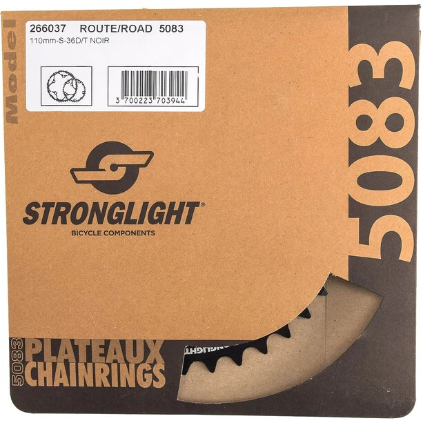 Stronglight Plateaux AA5083 Plateau 34 Dents 9/10 Vitesses Interne 110BCD, Noir 2 Stronglight Plateaux AA5083 Plateau 34 Dents 9/10 Vitesses Interne 110BCD, Noir – Image 2