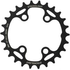 Stronglight Plateaux MTB Shimano 2x11 Plateau Pour XT FC-M8000/SLX Intérieur, Noir