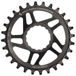 Wolf-tooth Plateaux Plateau 12 Vitesses Boost DM Race Face/Shimano, Noir