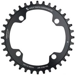 Wolf-tooth Plateaux Plateau 12 Vitesses Ø104mm BCD Shimano, Noir
