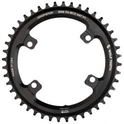 Wolf-tooth Plateaux Plateau Ø110mm BCD 4 Boulons Shimano GRX, Noir