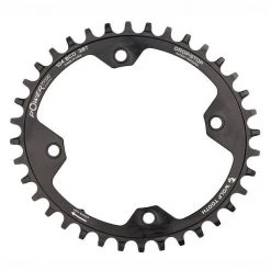 Wolf-tooth Plateaux Plateau Oval 12 Vitesses Ø104mm BCD, Noir